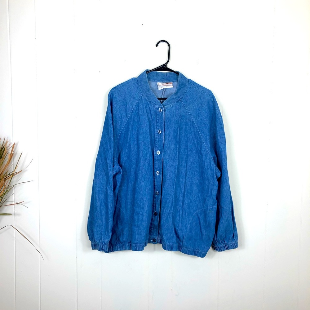 Vintage Denim Button Down‎ Sz L